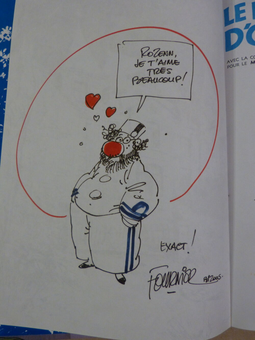 BD SPIROU ET FANTASIO N&deg; 20 d&eacute;dicac&eacute;e par J.C. FOURNIER Livres et BD