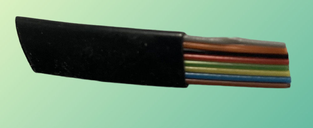 100M C&acirc;ble plat 8 fils CP8N pour connecteurs RJ45 Bricolage
