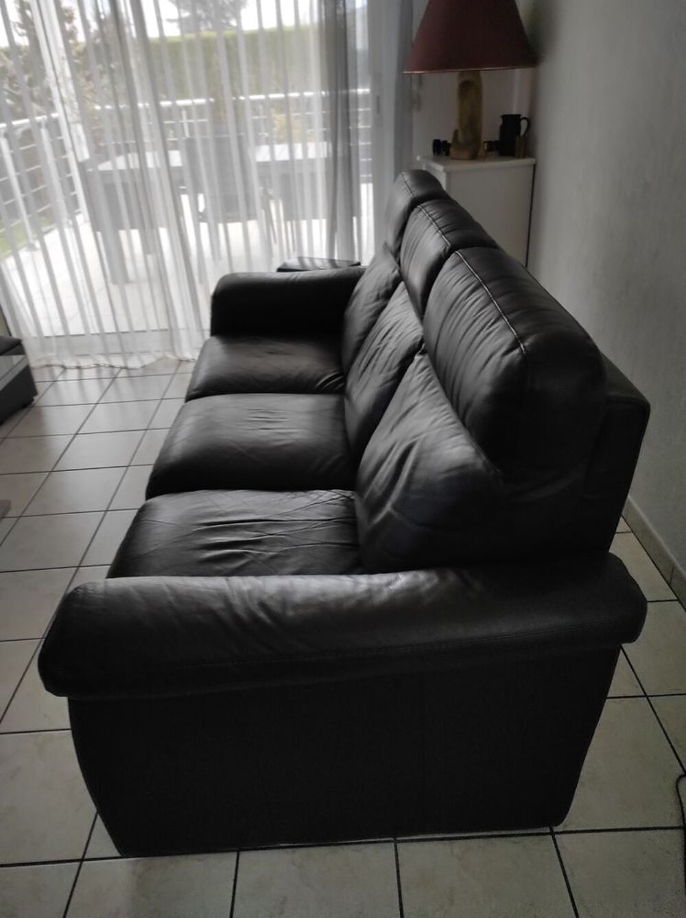 Canap&eacute; en cuir Meubles
