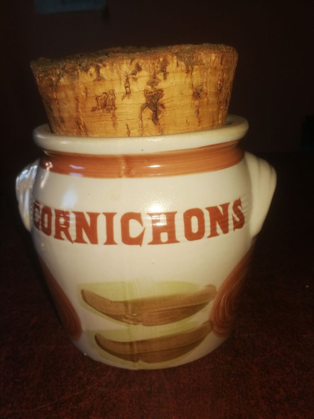 Pot &agrave; cornichons Dcoration