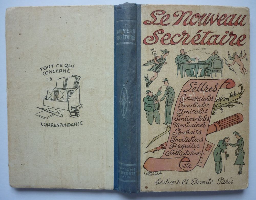 LE NOUVEAU SECR&Eacute;TAIRE Mod&egrave;les correspondances vintage 1941 Livres et BD