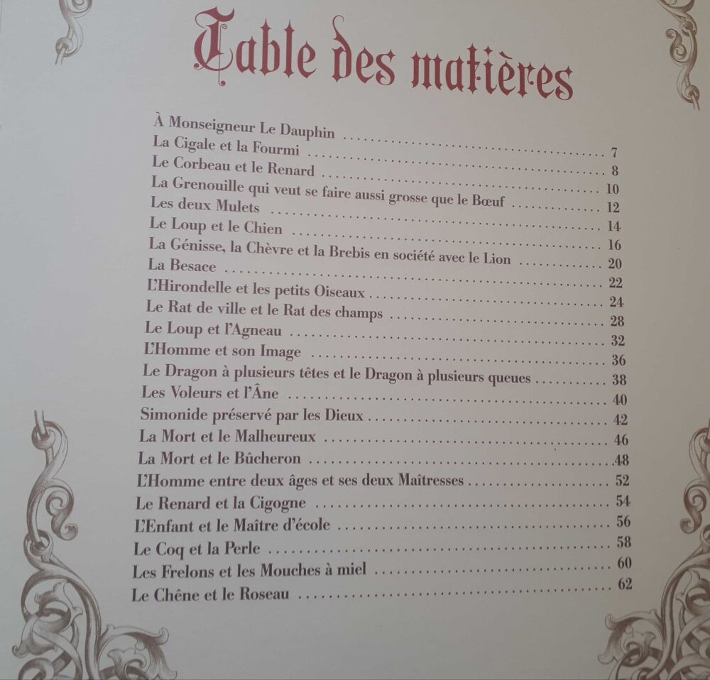 Fables de La Fontaine illustr&eacute;es - Livre Premier Livres et BD