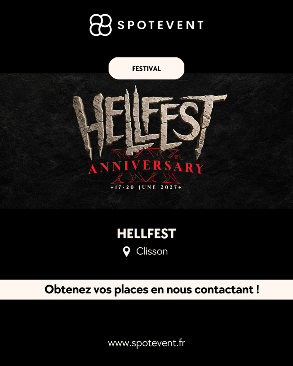 Hellfest 2027 - R&eacute;servez vos pass Billetterie