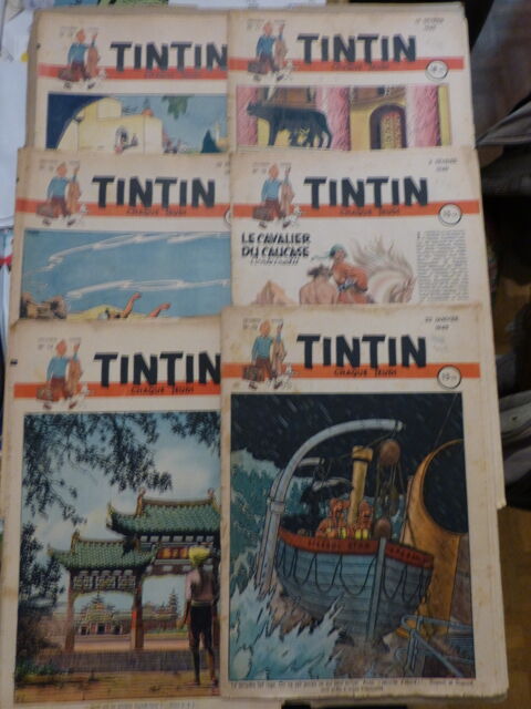periodiques  TINTIN  ann�e 1949 1 Brest (29)