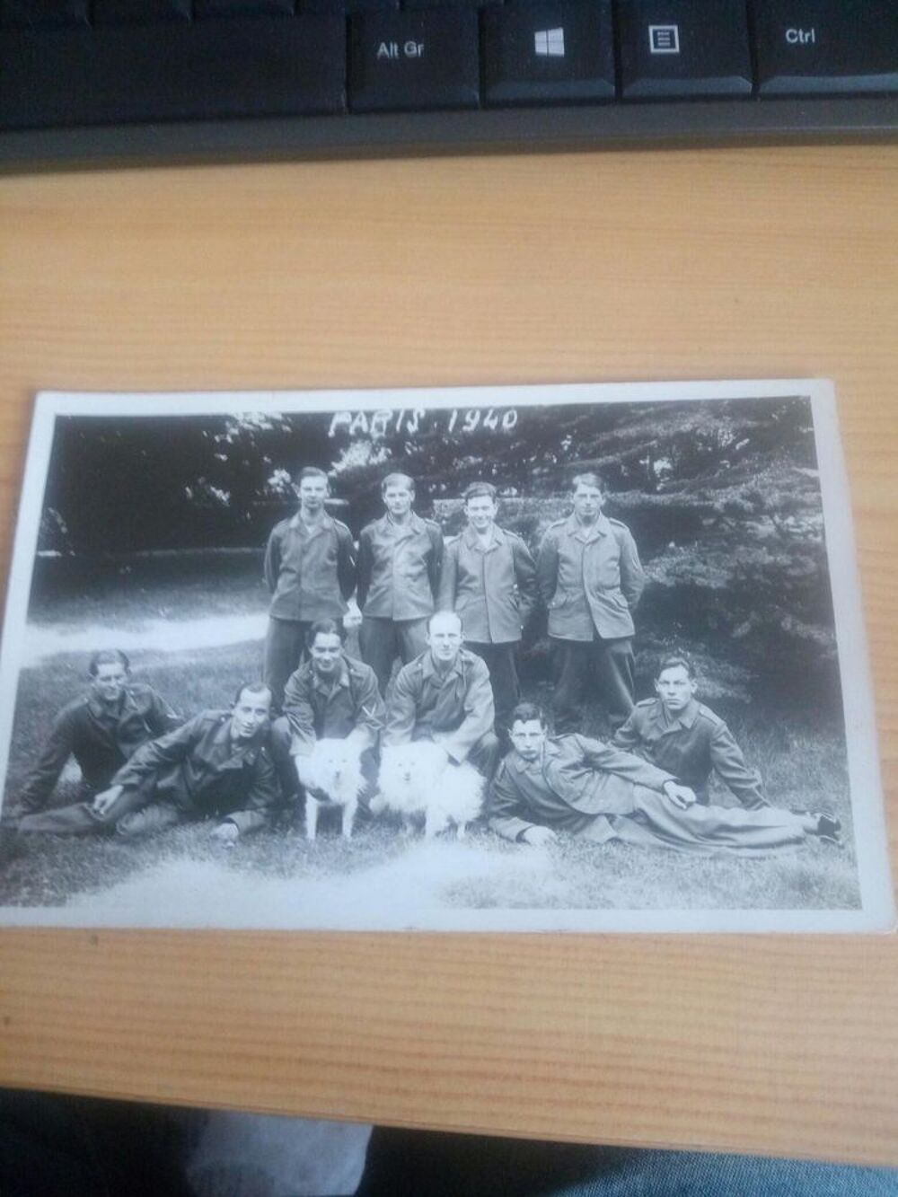 ANCIENNE CARTE POSTALE MILITAIRES 1940 
