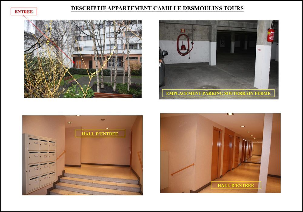 Location Appartement F1 bis Tours gare Tours