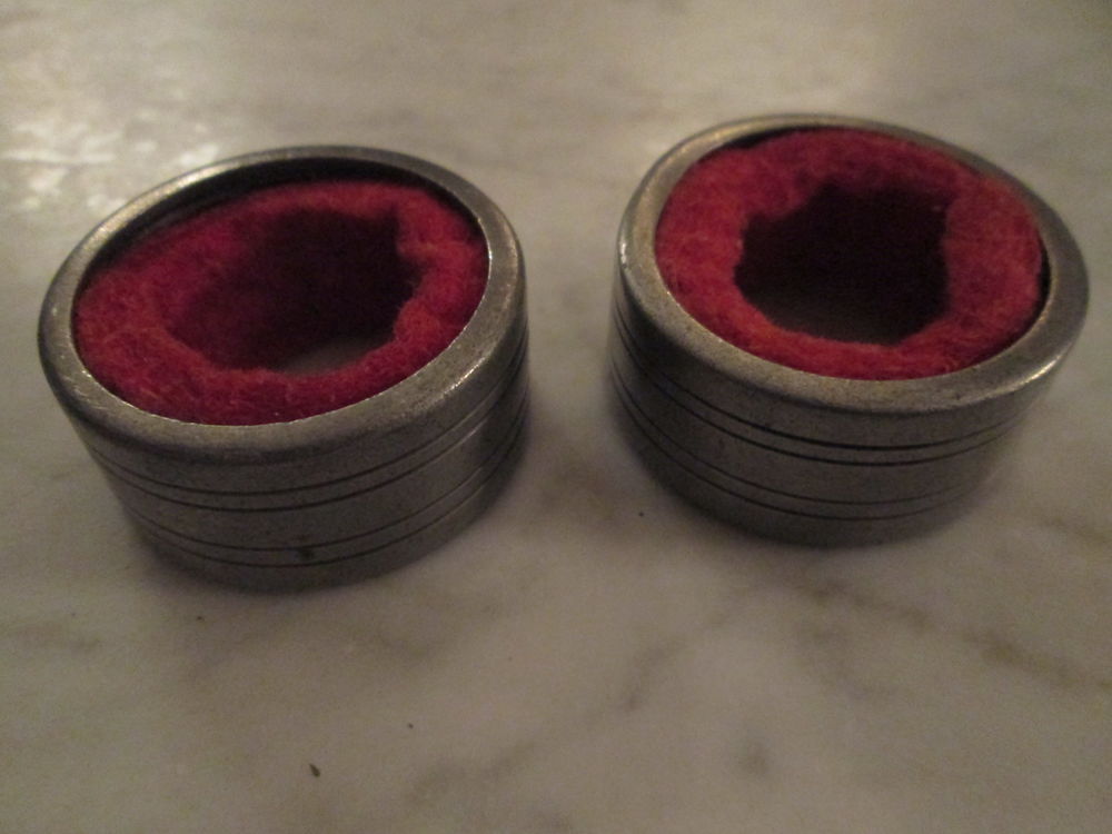 Anneau anti goutte pour bouteille en &eacute;tain lot de 2 Décoration