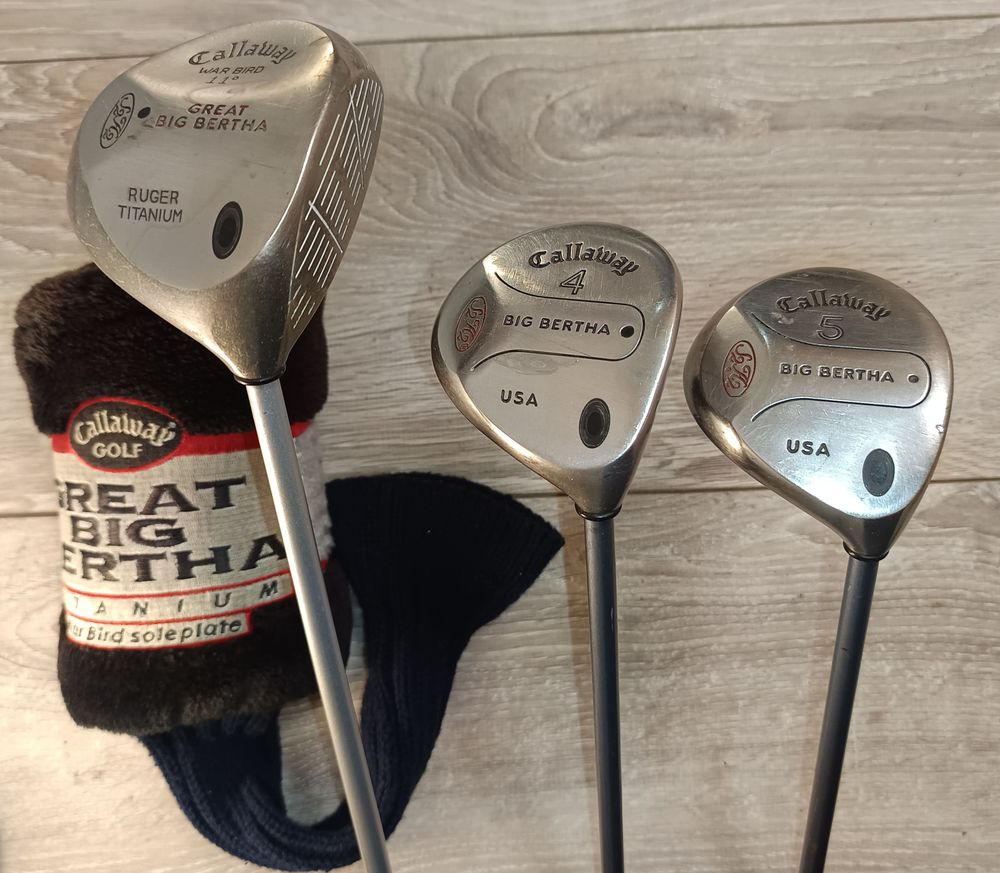 Lot Driver 11&deg; et 2 Bois 4&amp;5 de Golf Callaway Big Bertha Sports