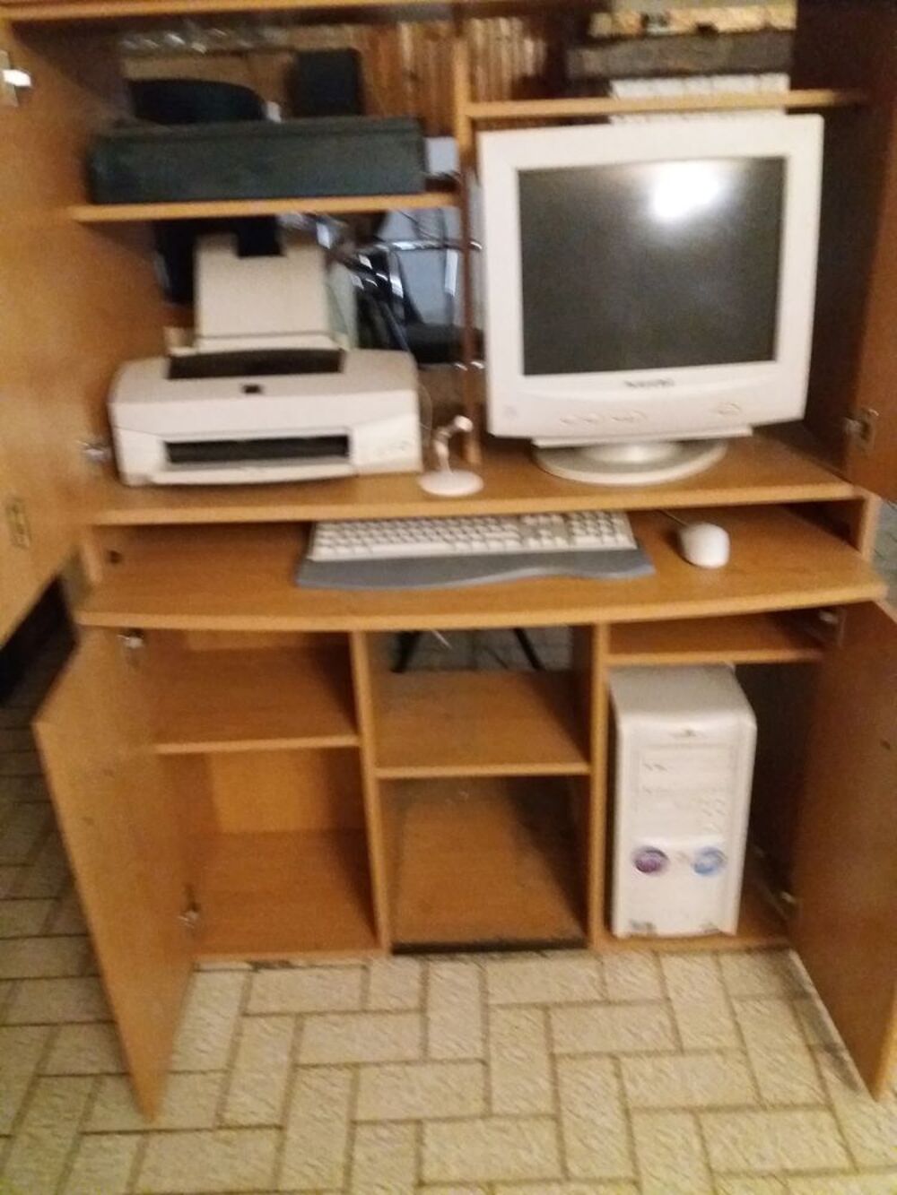 ordinateur +scanner+imprimante+meuble Matriel informatique