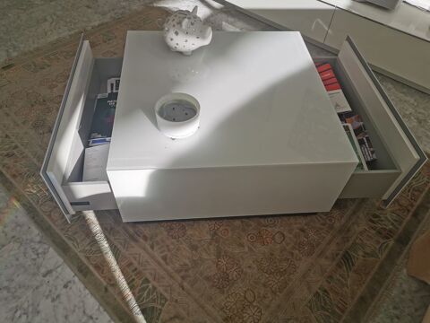 Table basse de salon luxe avec rangement Murani design itali 380 Cannes (06)