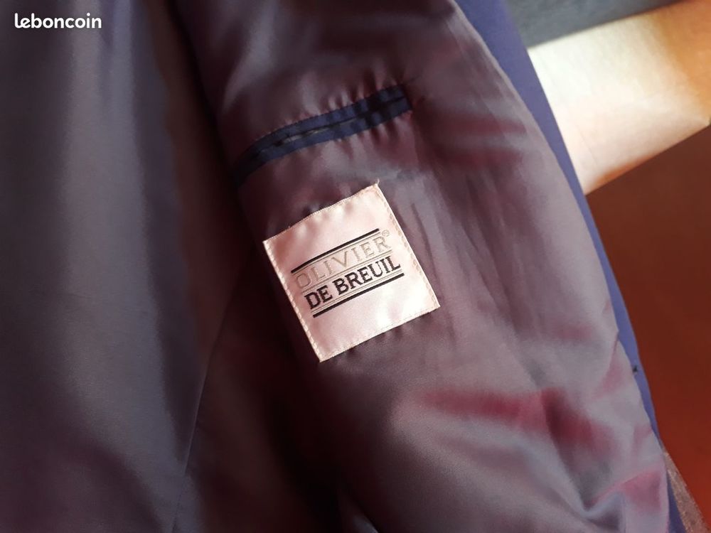 Veste de costume bleue Vêtements