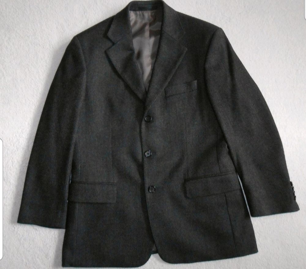 Blazer Hugo Boss Gris en laine et cachemire homme Taille S ( 46 ) neuve et d'origine. Vêtements
