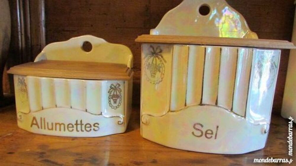 pots &agrave; &eacute;pices, blancs nacr&eacute;s Décoration