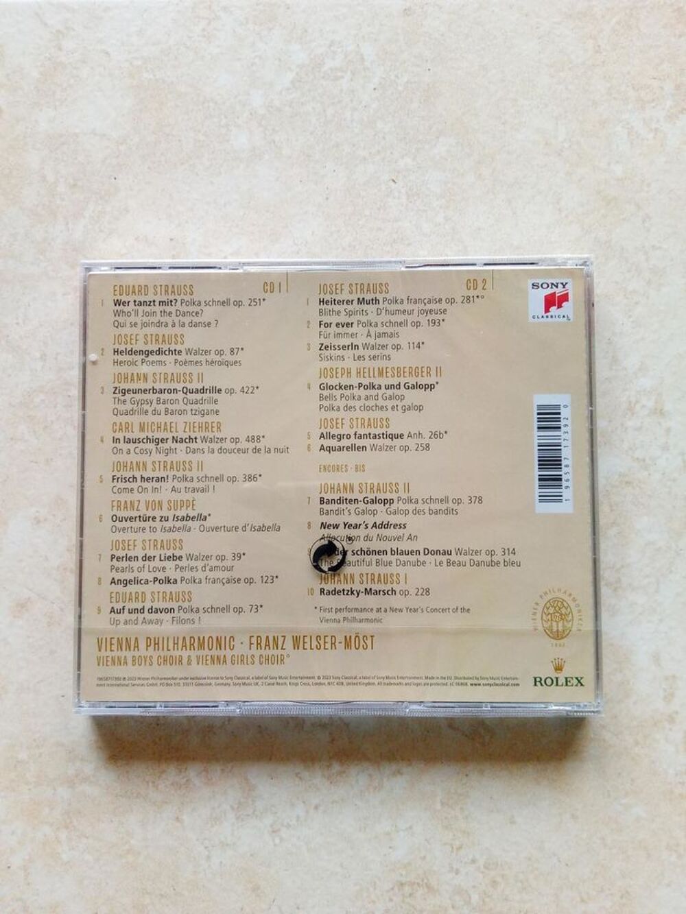 CD New year's concert 2023 - Frank Welser-M&ouml;st (Neuf) CD et vinyles