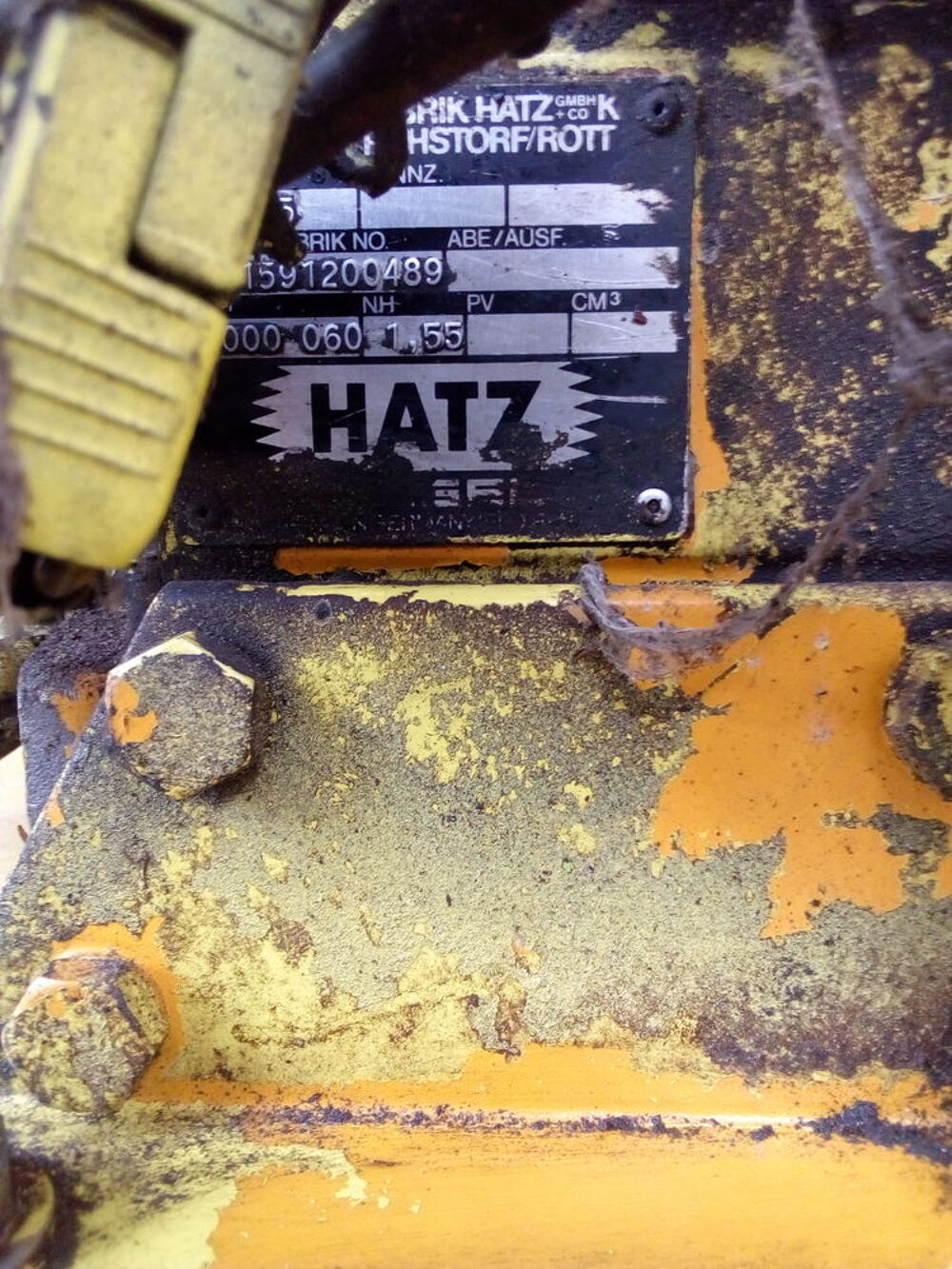 pompe a eau gros debit avec moteur diesel hatz E75 Bricolage