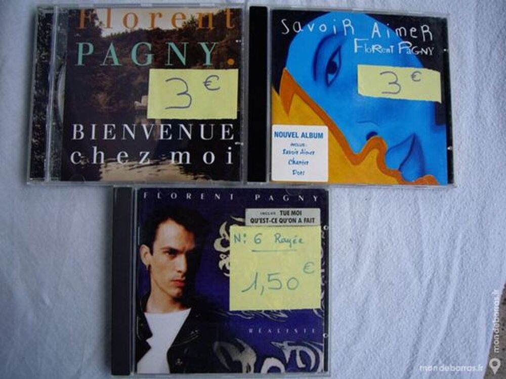 CD de Florent Pagny et Louis Bertignac CD et vinyles