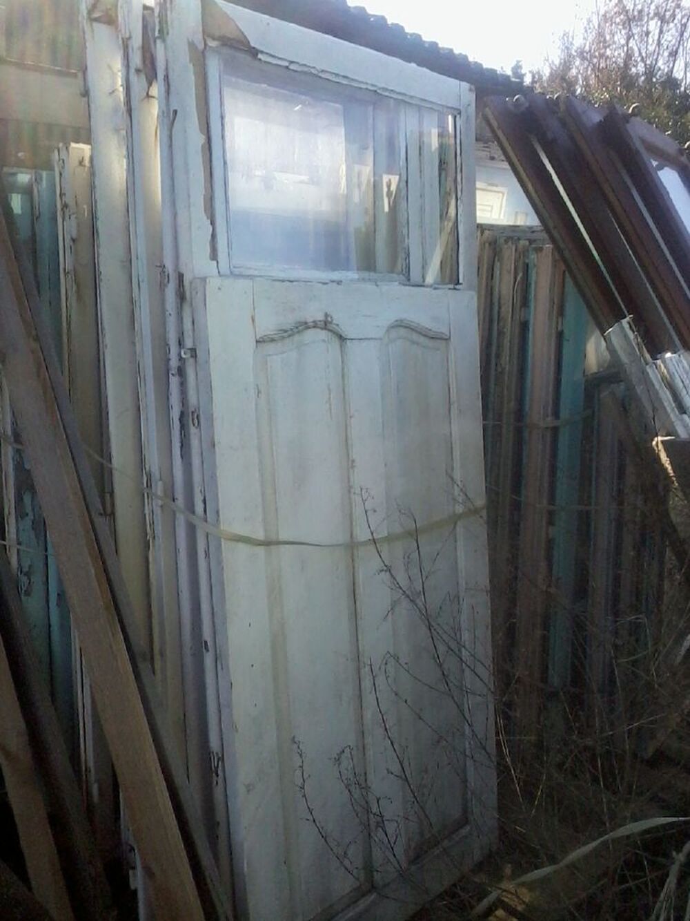 Lot de porte d entr&eacute;e et fen&ecirc;tre Bricolage