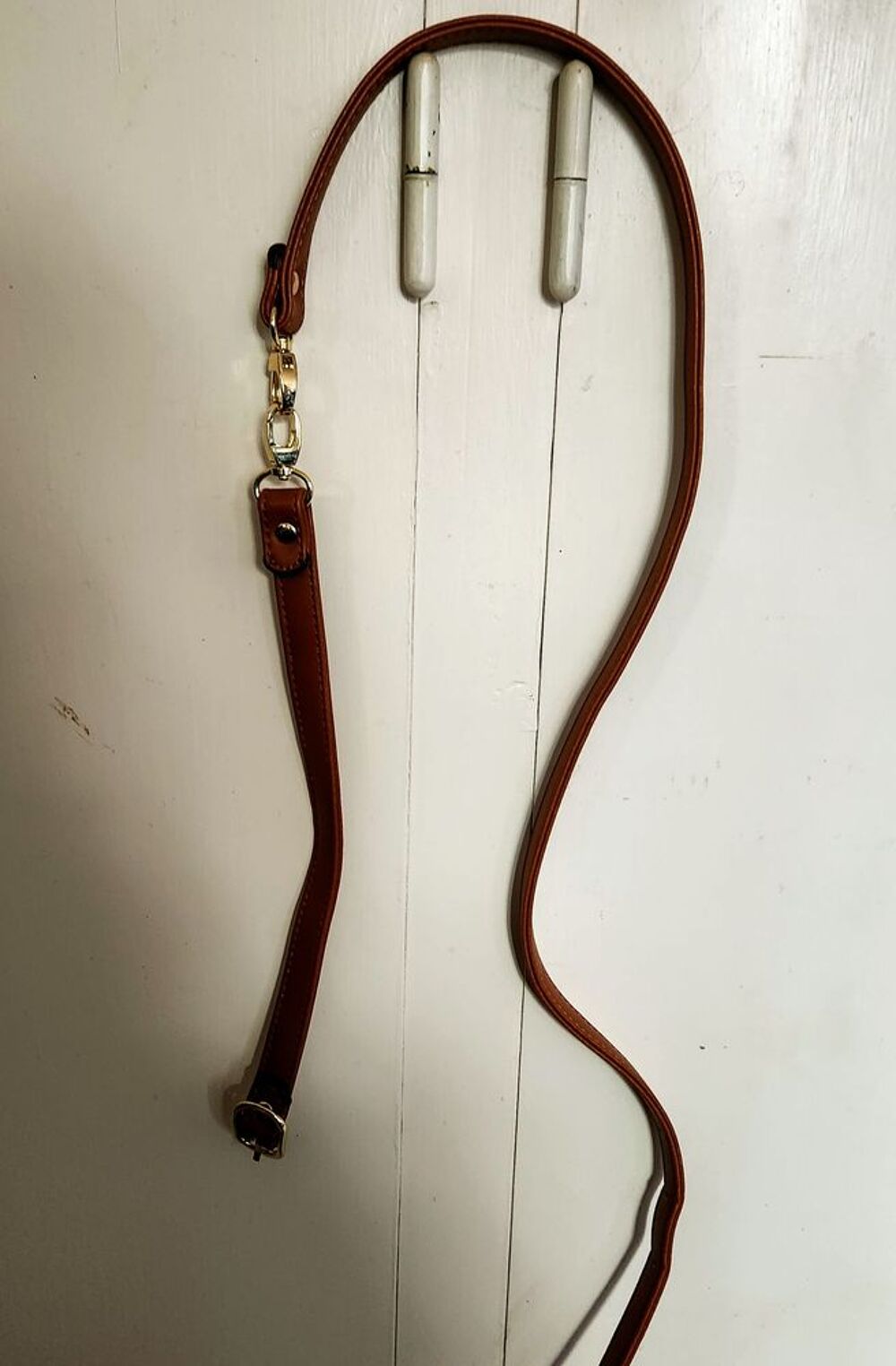 Tr&egrave;s rare sac neuf MacDouglas en cuir Maroquinerie
