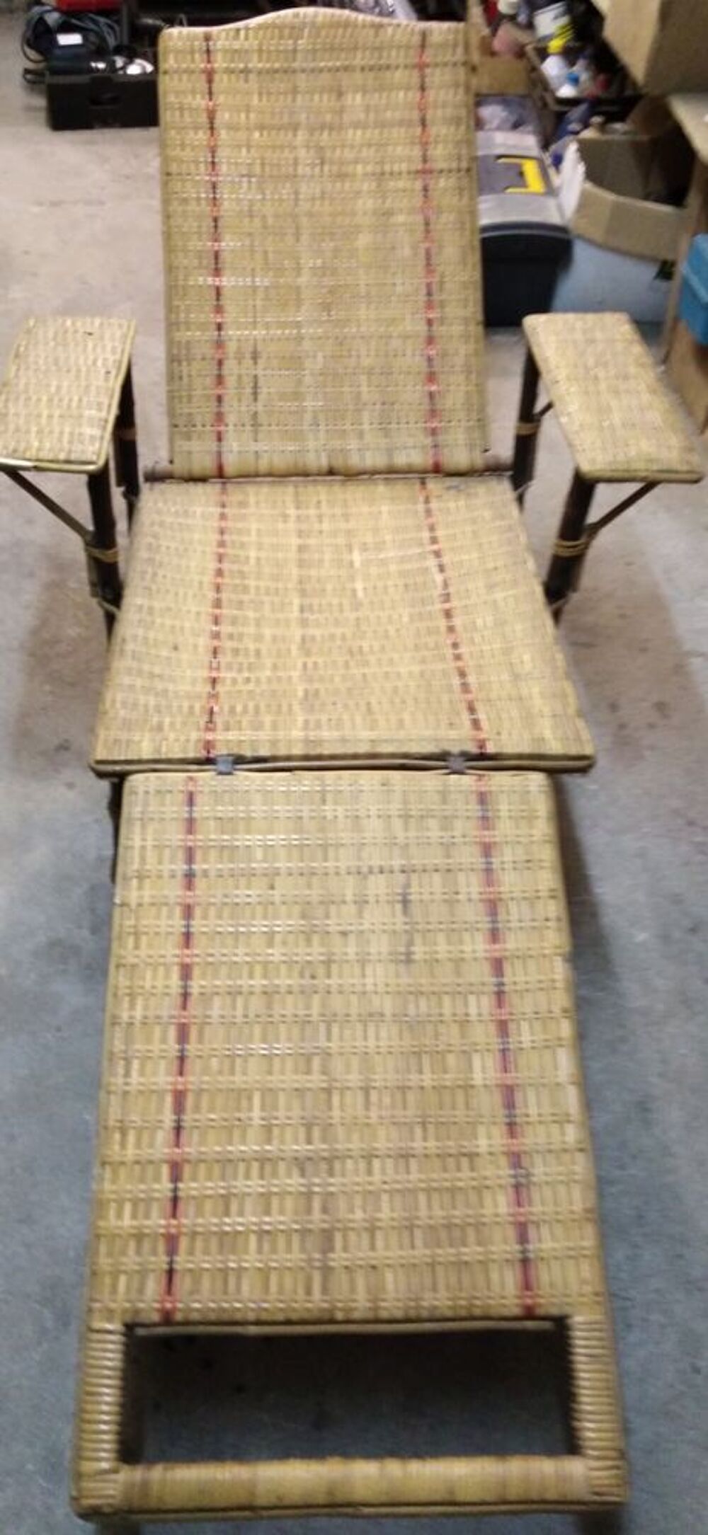 Chaise longue rotin Meubles