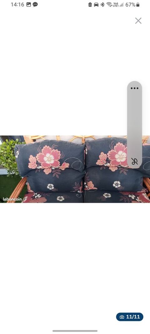 Canap en rotin 65 Saint-Junien (87)