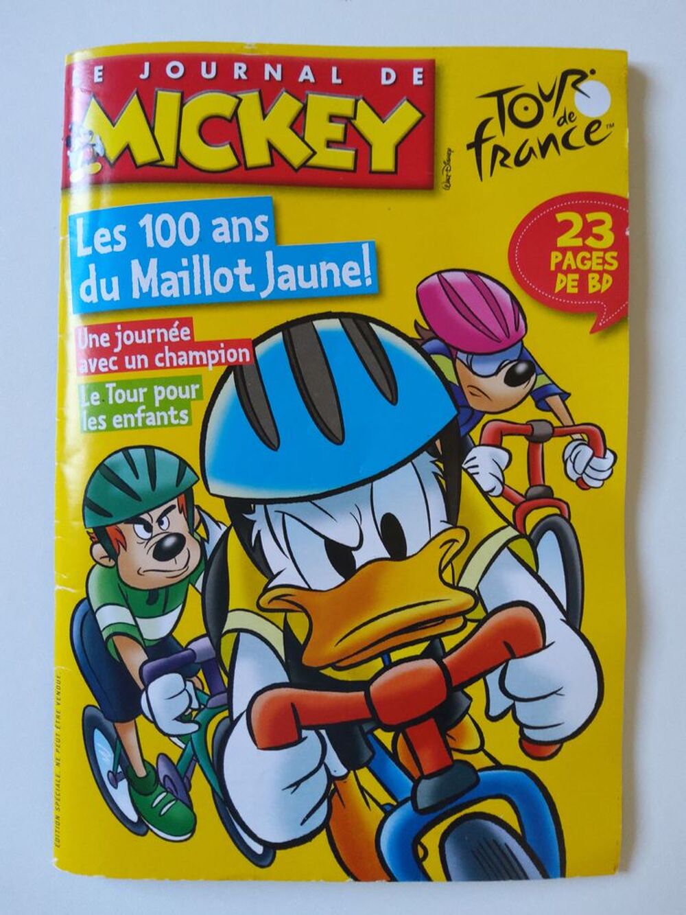 Collector le journal de Mickey Sp&eacute;cial Tour de France Livres et BD