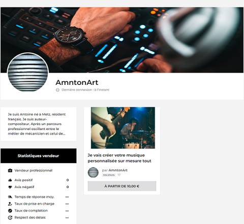 Je vais créer votre musique personnalisée sur mesure tout st 0 57535 Marange-silvange