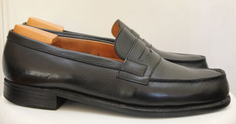 Mocassins 180 cuir noir J.M WESTON T. 7.5 D soit T. 41,5 Issy-les-Moulineaux (92)