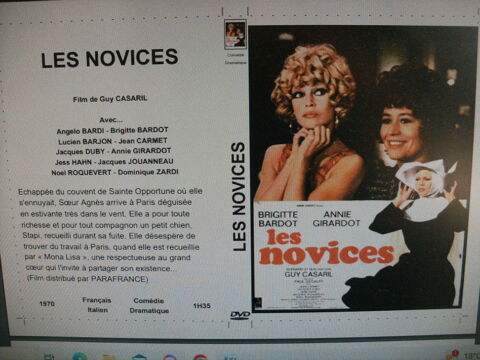 Rare film :   Les novices   40 Saint-Médard-en-Jalles (33)