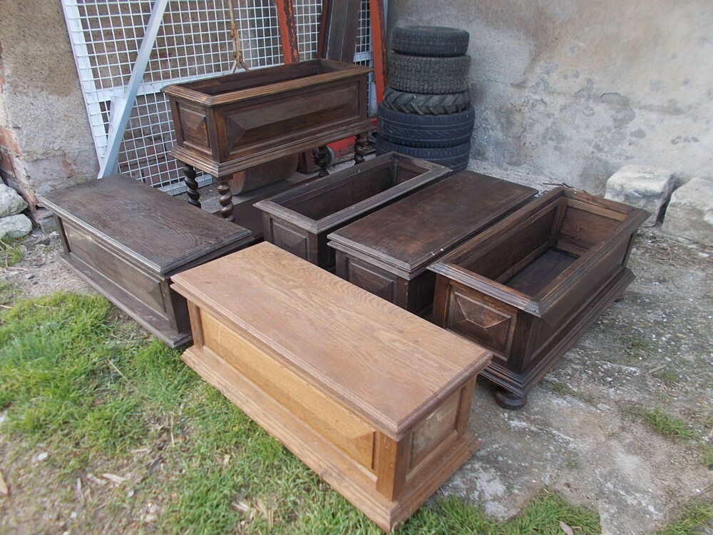 j'ai 4 jardinieres ch&ecirc;ne ou jouet faire prix Jardin