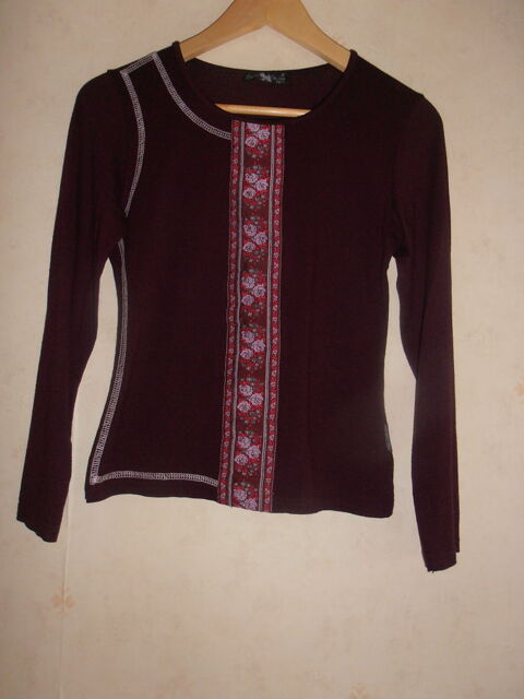 Tee-shirt prune 'C�te anglaise  (80) 5 Tours (37)