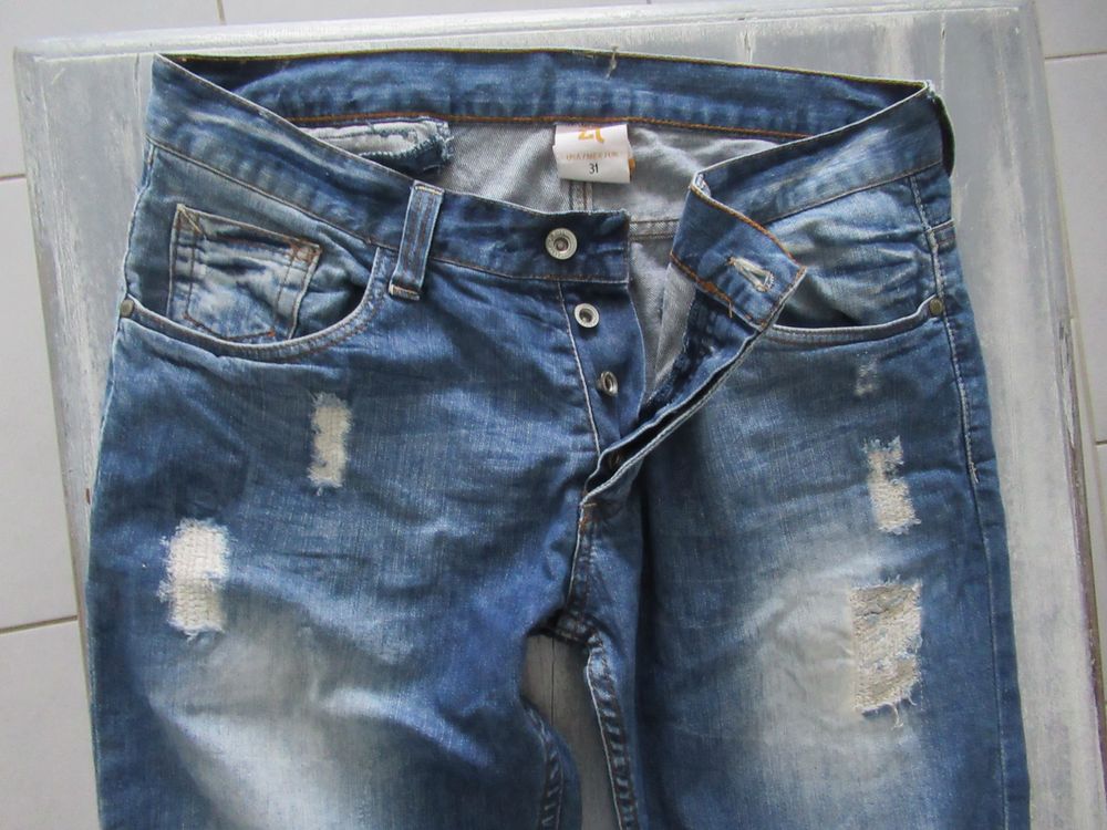 Jean Blue Jeans pantalon ZARA homme ZJ taille 40-US31 Vêtements