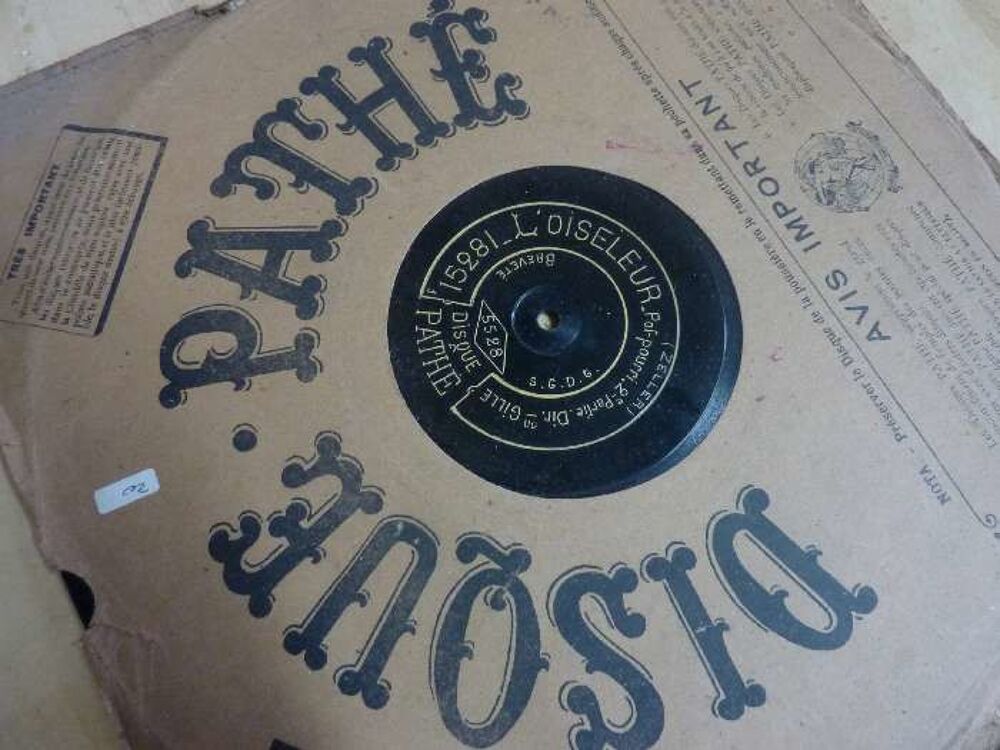 Grand disques GRAMOPHONE 78 trs Audio et hifi