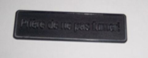 Petite plaque prière de ne pas fumer 1 Colombier-Fontaine (25)