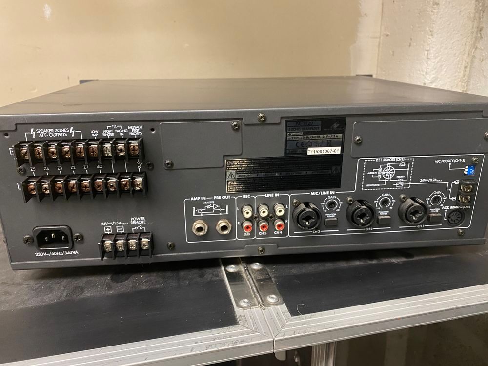 AMPLIFICATEUR LIGNE 100V 120W MONACOR A ZONES Audio et hifi
