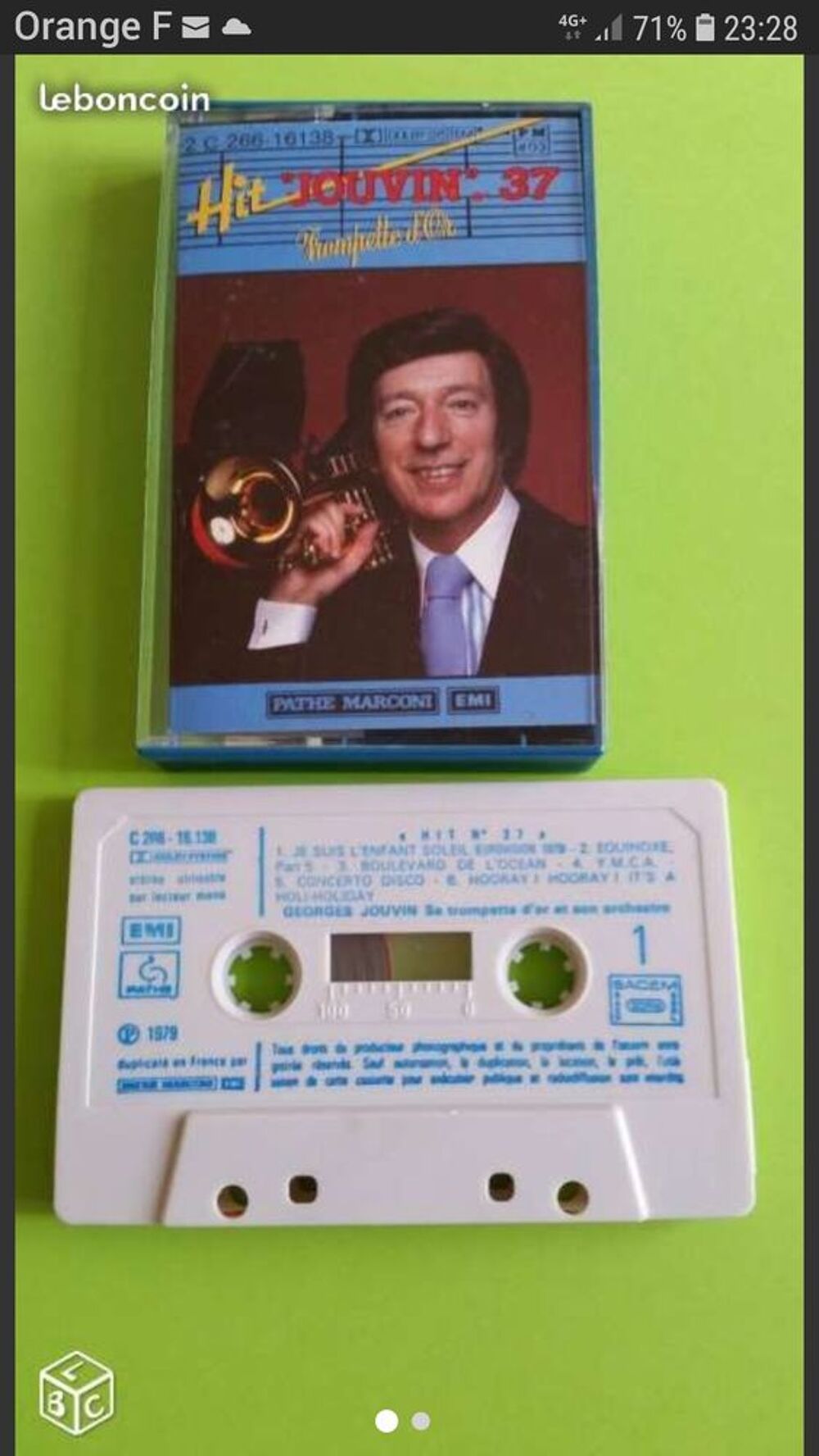 HIT " JOUVIN " 37 * CASSETTE AUDIO * CD et vinyles