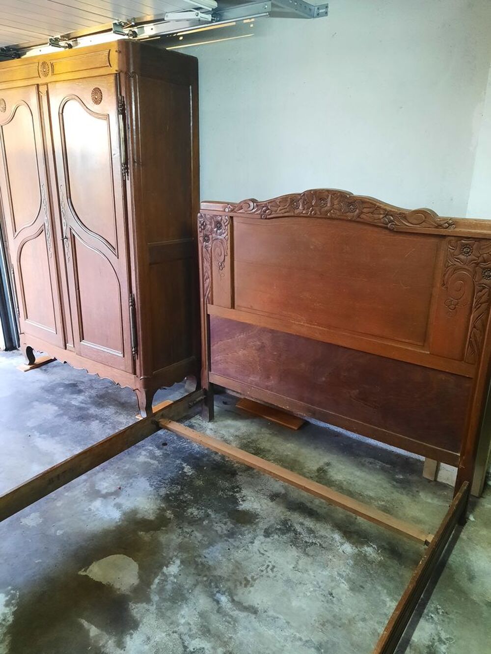 Armoire et lit ancien Meubles