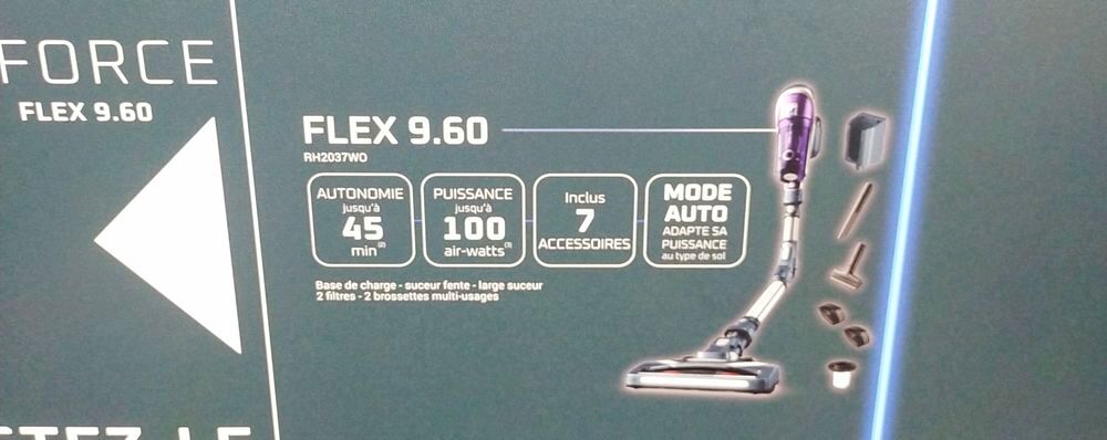 Aspirateur balai X-Force Rowenta Flex 9-60 Electroménager