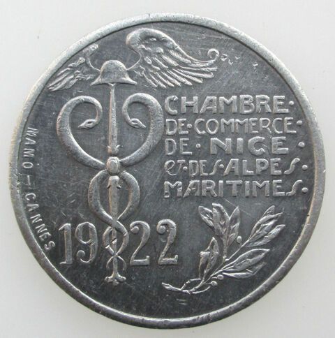 1922 Chambre de Commerce Nice 10 centimes 4 Paris 2 (75)