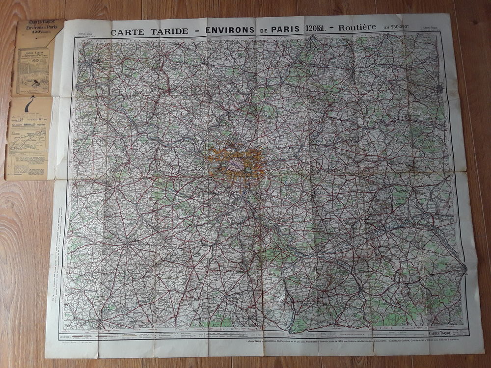Cartes taride environs de paris 120 kilom&egrave;tres 