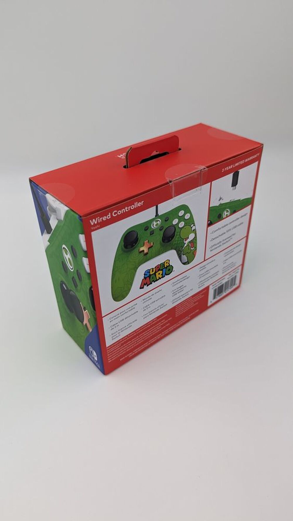 Accessoire Nintendo Switch Manette Filaire Yoshi (vert) neuf Consoles et jeux vidéos
