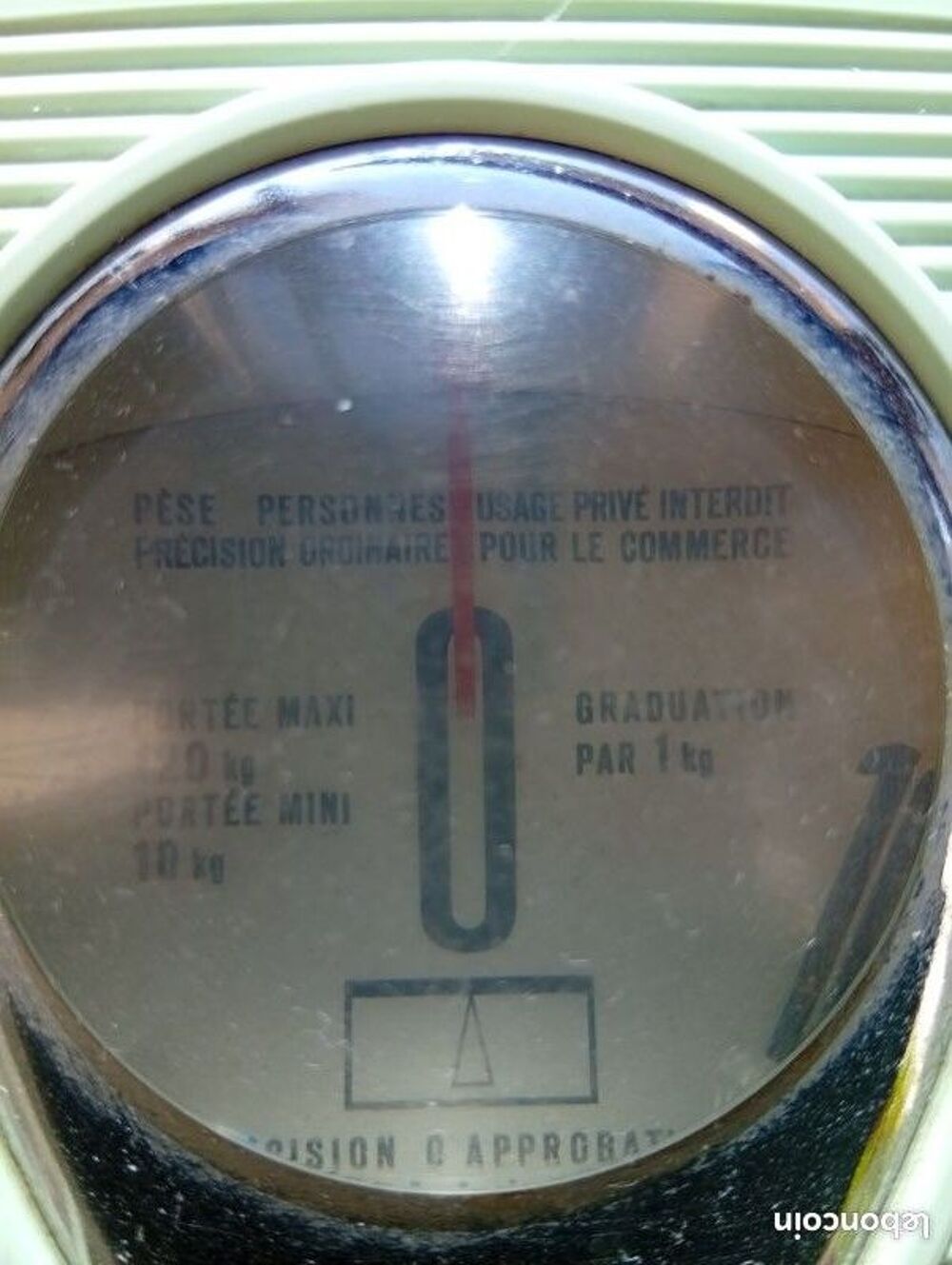 P&egrave;se-personne m&eacute;canique Testut vintage Bricolage