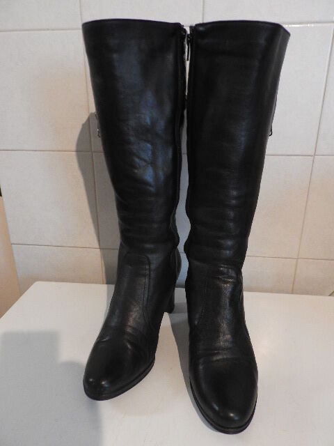 Bottes noires cuir pointure 40 50 Thiviers (24)