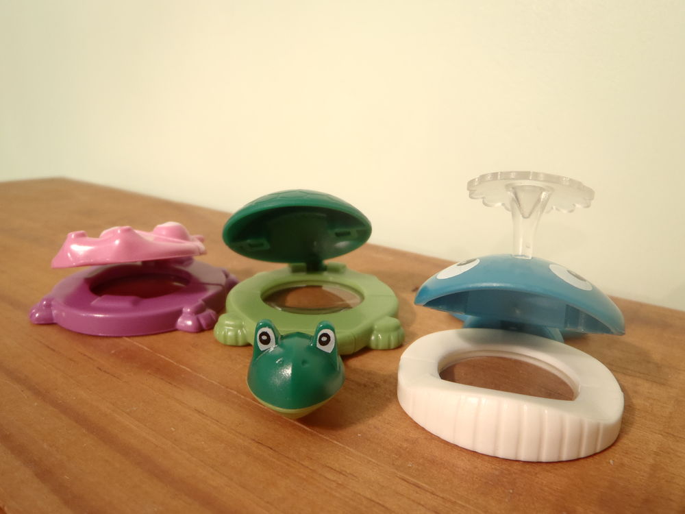 Kinder ; Animaux ( loupes ) K02 ; S&eacute;rie compl&egrave;te 