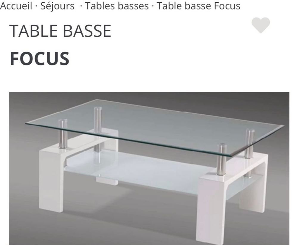 Table basse Meubles