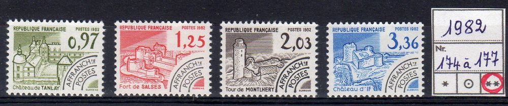 TIMBRES FRANCE 
PREOBLITERES
N** 