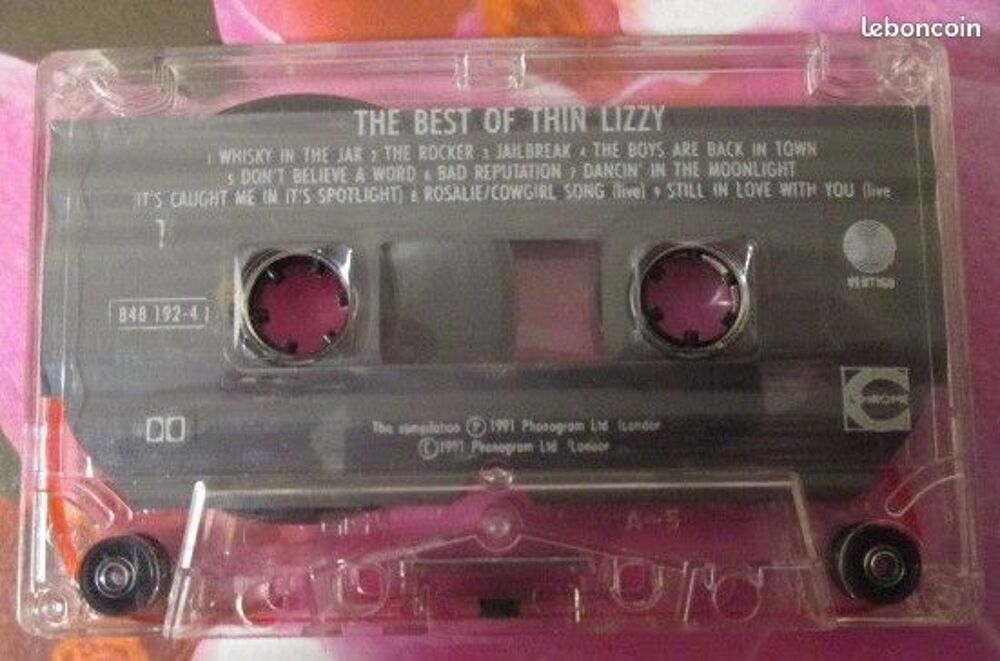 Cassette audio Thin Lizzy CD et vinyles