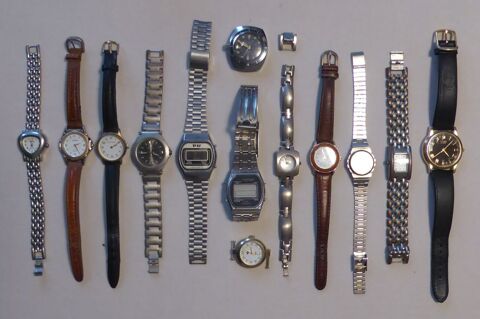 1 lot de 14 montres  11 Soissons (02)