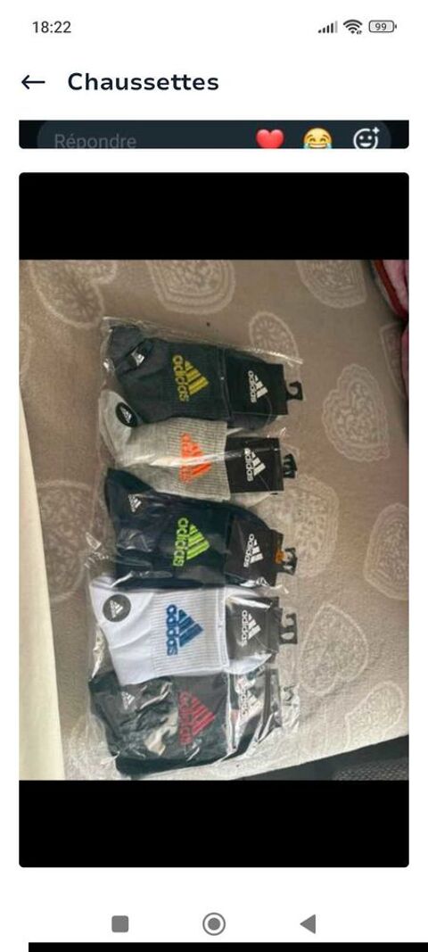 Paire de chaussettes Lyon 9 (69)