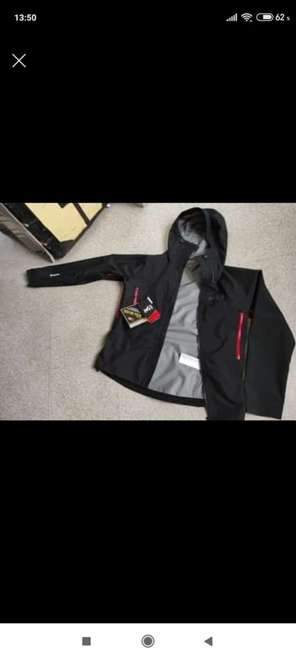 Veste homme marque millet kamet light Gore-Tex Vêtements