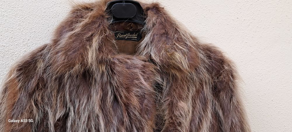 Manteau vintage en marmotte Vêtements